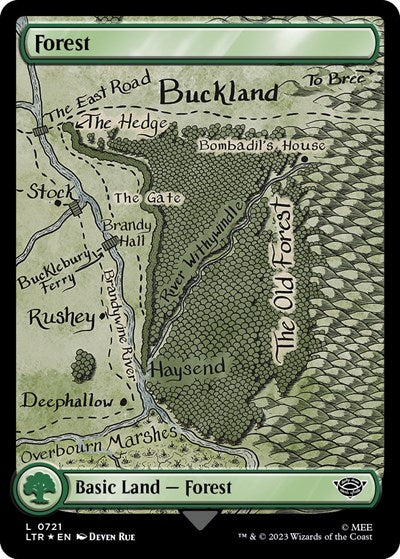 Forest (0721) (Surge Foil), Universes Beyond: The Lord of the Rings: Tales of Middle-earth