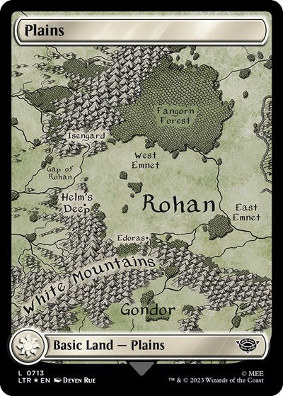 Plains (0713) (Surge Foil), Universes Beyond: The Lord of the Rings: Tales of Middle-earth