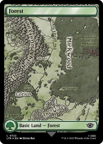 Forest (0722) (Surge Foil), Universes Beyond: The Lord of the Rings: Tales of Middle-earth