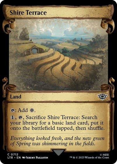 Shire Terrace (Showcase Scrolls), Universes Beyond: The Lord of the Rings: Tales of Middle-earth