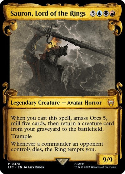 Sauron, Lord of the Rings (Showcase Scrolls), Commander: The Lord of the Rings: Tales of Middle-earth