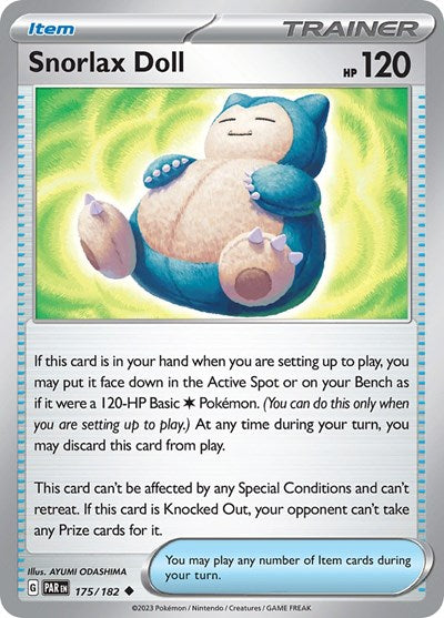 Snorlax Doll, SV04: Paradox Rift