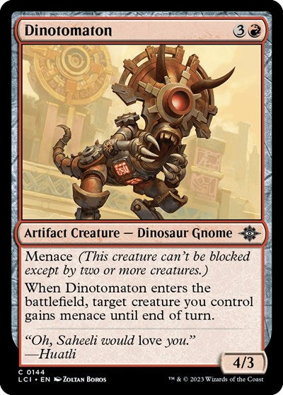 Dinotomaton, The Lost Caverns of Ixalan