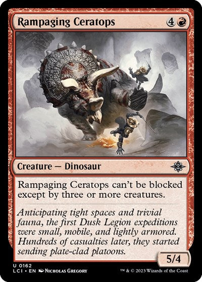 Rampaging Ceratops, The Lost Caverns of Ixalan