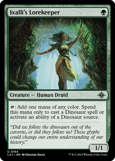 Ixalli's Lorekeeper, The Lost Caverns of Ixalan