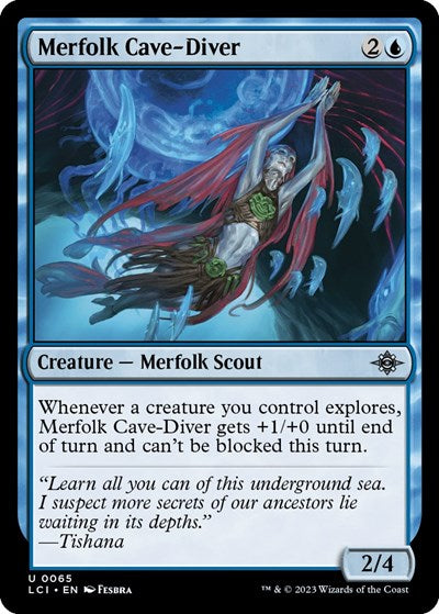 Merfolk Cave-Diver, The Lost Caverns of Ixalan
