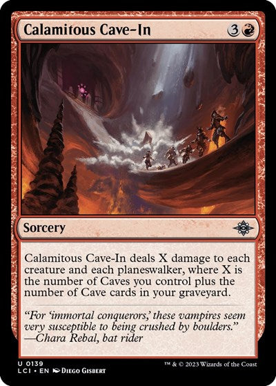 Calamitous Cave-In, The Lost Caverns of Ixalan