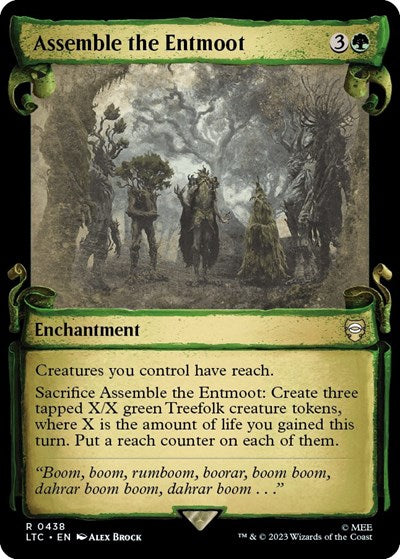 Assemble the Entmoot (Showcase Scrolls), Commander: The Lord of the Rings: Tales of Middle-earth