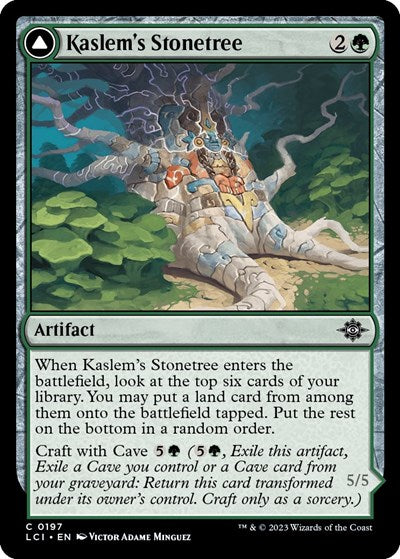 Kaslem's Stonetree, The Lost Caverns of Ixalan