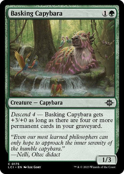 Basking Capybara, The Lost Caverns of Ixalan