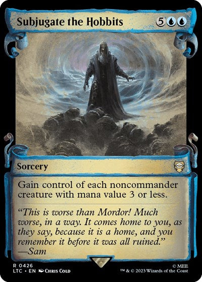 Subjugate the Hobbits (Showcase Scrolls), Commander: The Lord of the Rings: Tales of Middle-earth