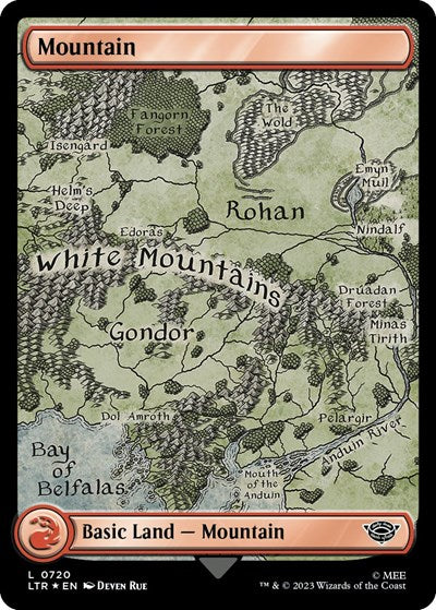 Mountain (0720) (Surge Foil), Universes Beyond: The Lord of the Rings: Tales of Middle-earth