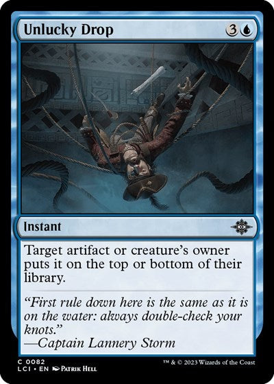 Unlucky Drop, The Lost Caverns of Ixalan