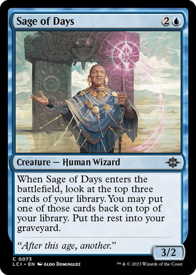 Sage of Days, The Lost Caverns of Ixalan