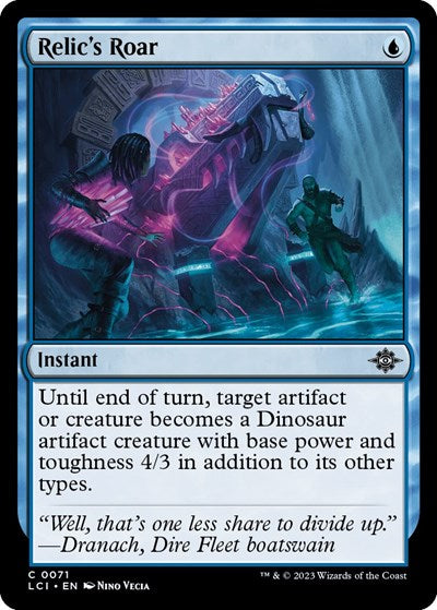 Relic's Roar, The Lost Caverns of Ixalan