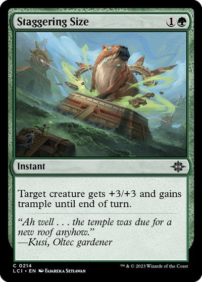 Staggering Size, The Lost Caverns of Ixalan
