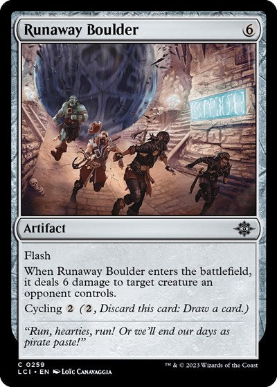 Runaway Boulder, The Lost Caverns of Ixalan