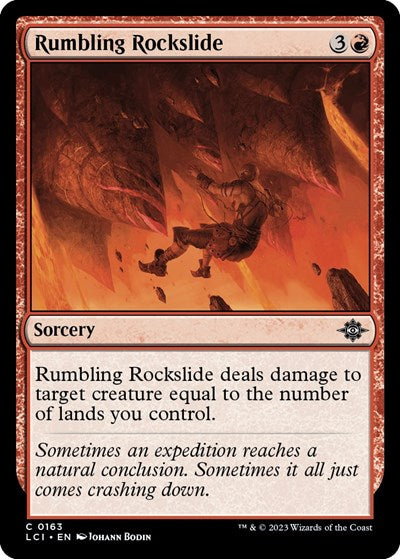 Rumbling Rockslide, The Lost Caverns of Ixalan