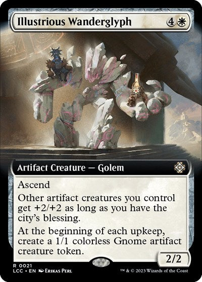 Illustrious Wanderglyph (Extended Art), Commander: The Lost Caverns of Ixalan