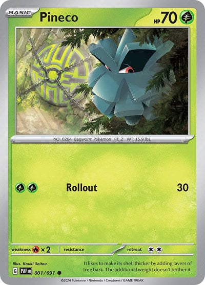 Pineco, SV: Paldean Fates