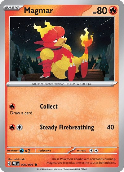 Magmar, SV: Paldean Fates