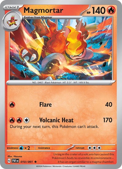 Magmortar, SV: Paldean Fates