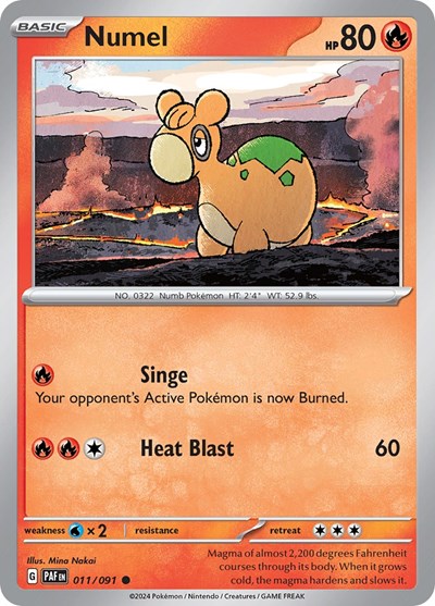 Numel, SV: Paldean Fates