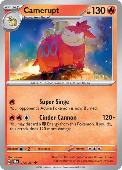 Camerupt, SV: Paldean Fates