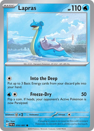 Lapras, SV: Paldean Fates