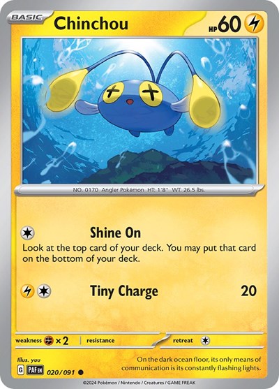 Chinchou, SV: Paldean Fates
