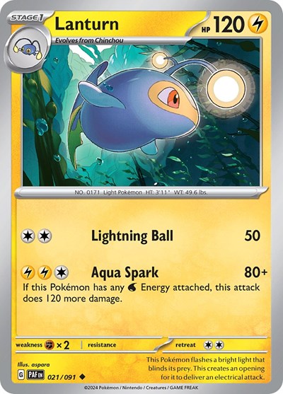 Lanturn, SV: Paldean Fates