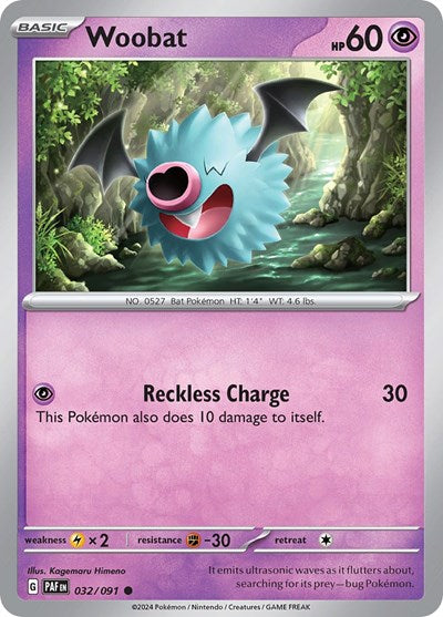 Woobat, SV: Paldean Fates
