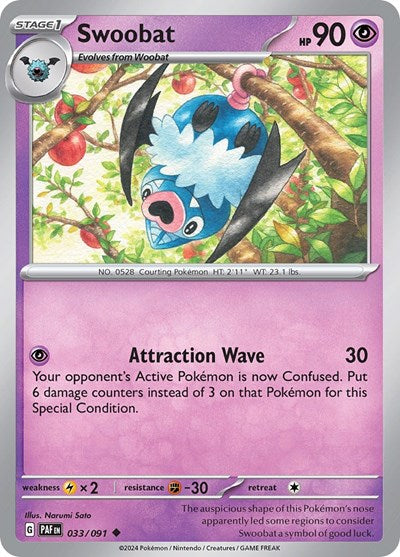 Swoobat, SV: Paldean Fates