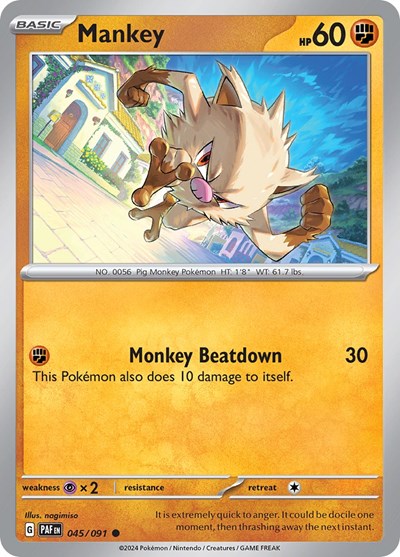 Mankey, SV: Paldean Fates