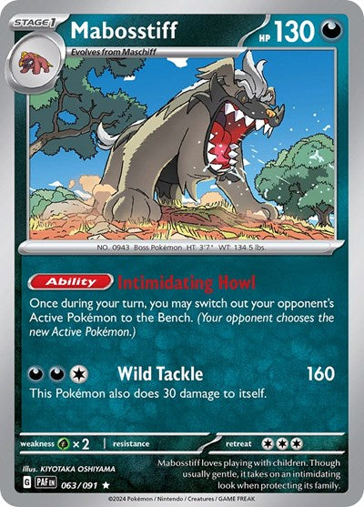 Mabosstiff, SV: Paldean Fates
