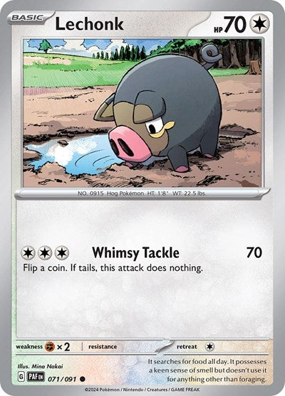Lechonk, SV: Paldean Fates