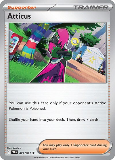 Atticus, SV: Paldean Fates