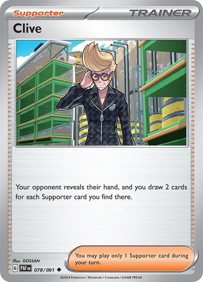 Clive, SV: Paldean Fates