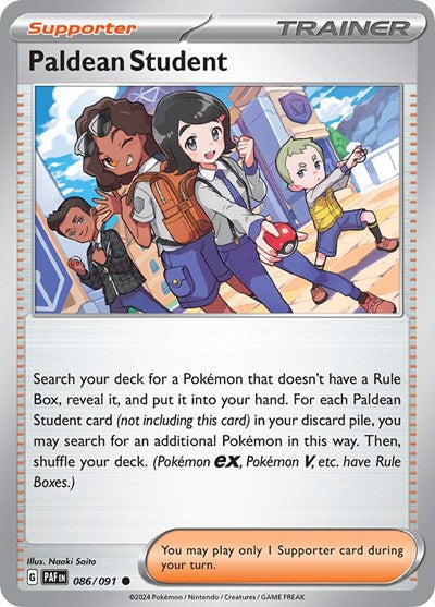 Paldean Student, SV: Paldean Fates