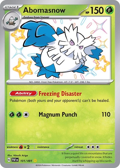 Abomasnow, SV: Paldean Fates