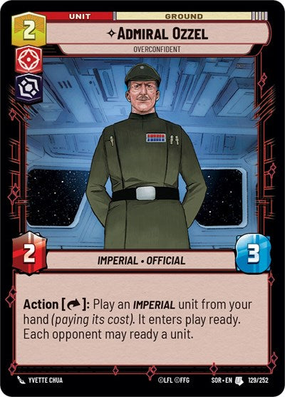 Admiral Ozzel - Overconfident, Spark of Rebellion