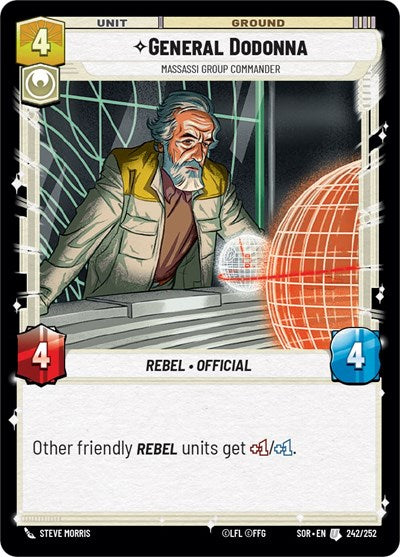 General Dodonna - Massassi Group Commander, Spark of Rebellion