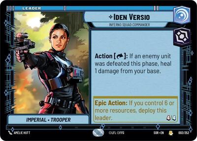 Iden Versio - Inferno Squad Commander, Spark of Rebellion
