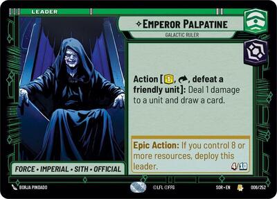 Emperor Palpatine - Galactic Ruler, Spark of Rebellion