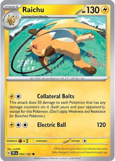Raichu, SV05: Temporal Forces