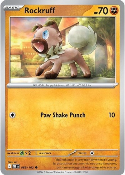 Rockruff, SV05: Temporal Forces