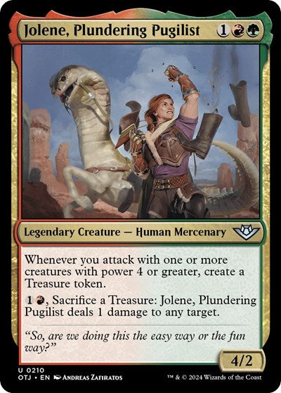 Jolene, Plundering Pugilist, Outlaws of Thunder Junction