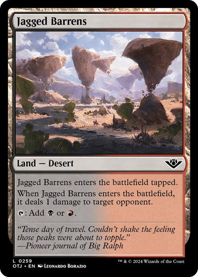 Jagged Barrens, Outlaws of Thunder Junction