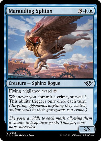 Marauding Sphinx, Outlaws of Thunder Junction