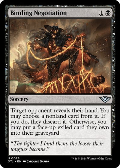 Binding Negotiation, Outlaws of Thunder Junction